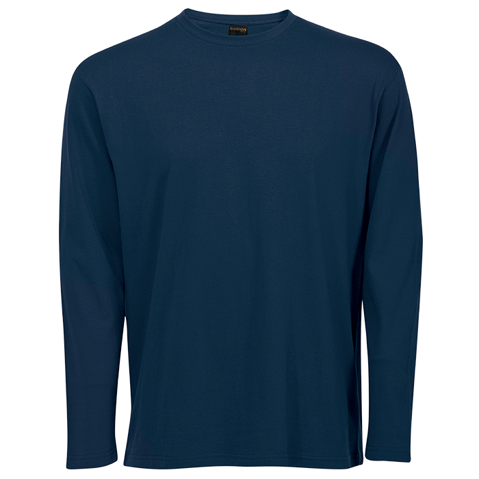 145g Long Sleeve T-Shirt Navy / SML / Regular - T-Shirts