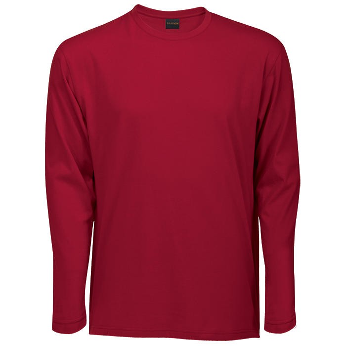 145g Long Sleeve T-Shirt Red / SML / Regular - T-Shirts