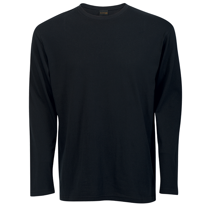 145g Long Sleeve T-Shirt  Black / SML / Regular - 