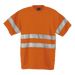 150g Poly Cotton Safety T-Shirt with tape  Orange 