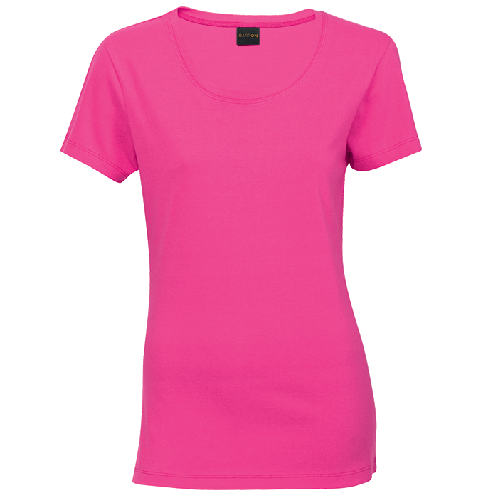 160g Barroness Ladies T-Shirt  Bright Pink / SML / 