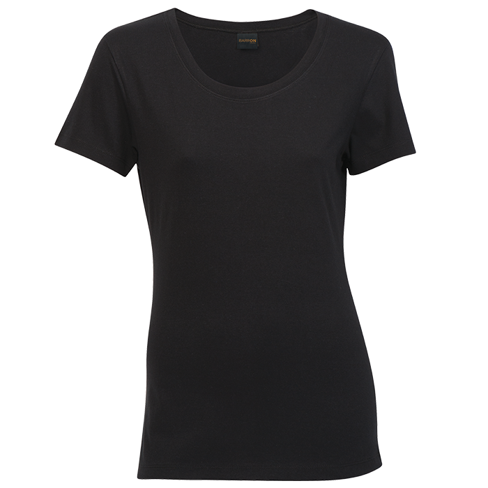 160g Barroness Ladies T-Shirt  Black / SML / 