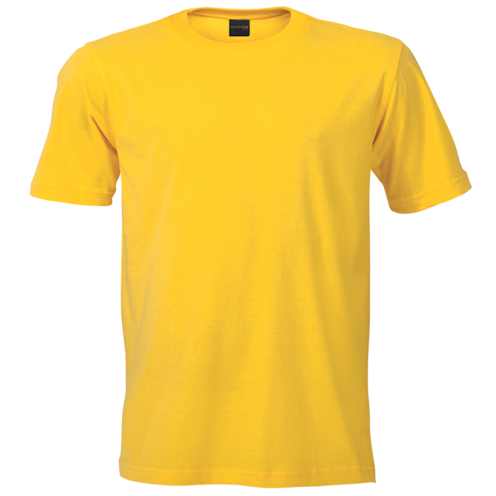 160gsm Creative Crew Round Neck T-Shirt Yellow / LAR / Regular - T-Shirts