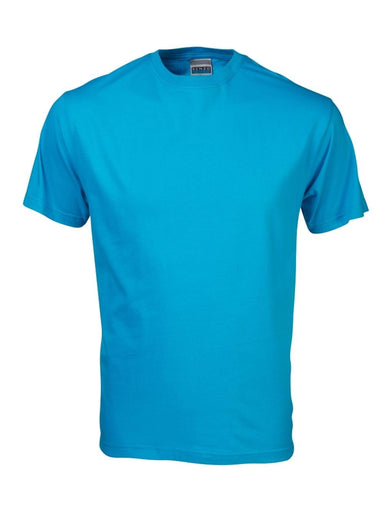 165G Crew Neck T-Shirt - Cyan Blue / 4XL