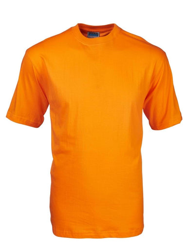 165G Crew Neck T-Shirt - Orange / M