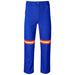 Artisan Premium 100% Cotton Pants - Reflective Legs - Orange Tape-28-Royal Blue-RB