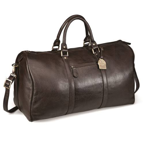 Elegant Leather Weekend Bag