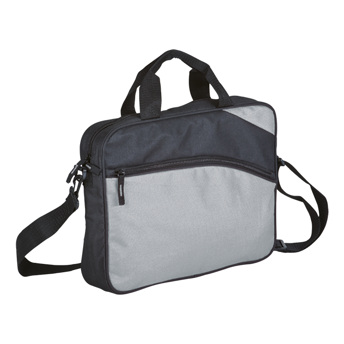 BB0037 - Conference Brief Bag - 600D Grey / STD / Regular - and Messenger Bags
