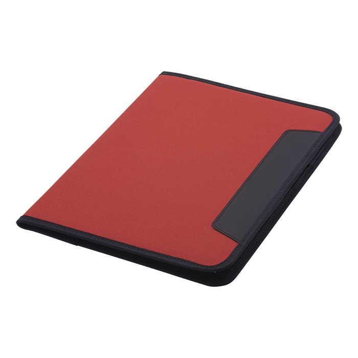 BF0091 - 600D A4 Folder with Inner Pocket Red / STD / Regular - Folders