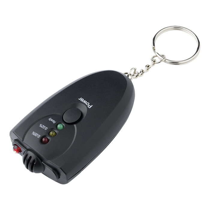 BH2414 - Alcohol Tester Keychain Black / STD / Last Buy - Keychains