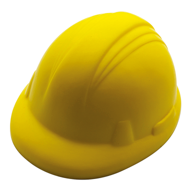 BH5091 - Hard Hat Shaped Stress Ball Yellow / STD / Regular 