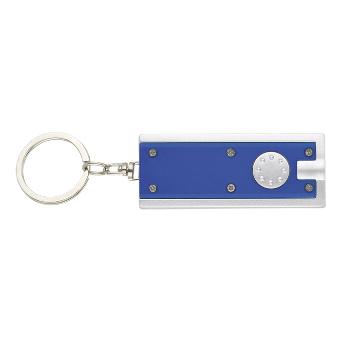 BK0001 - LED Keychain Light Blue / STD / Regular - Keychains