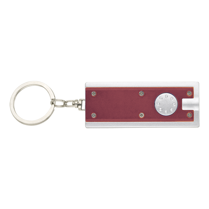 BK0001 - LED Keychain Light Red / STD / Regular - Keychains