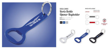 Boris Bottle Opener Keyholder-Blue-BU