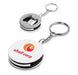 Oco Bottle Opener Keyholder with Charging Cable-Solid White-SW