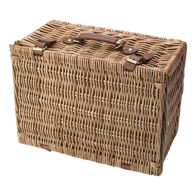 BR5794 - Two Person Willow Picnic Basket Brown / STD / Regular - Outdoor