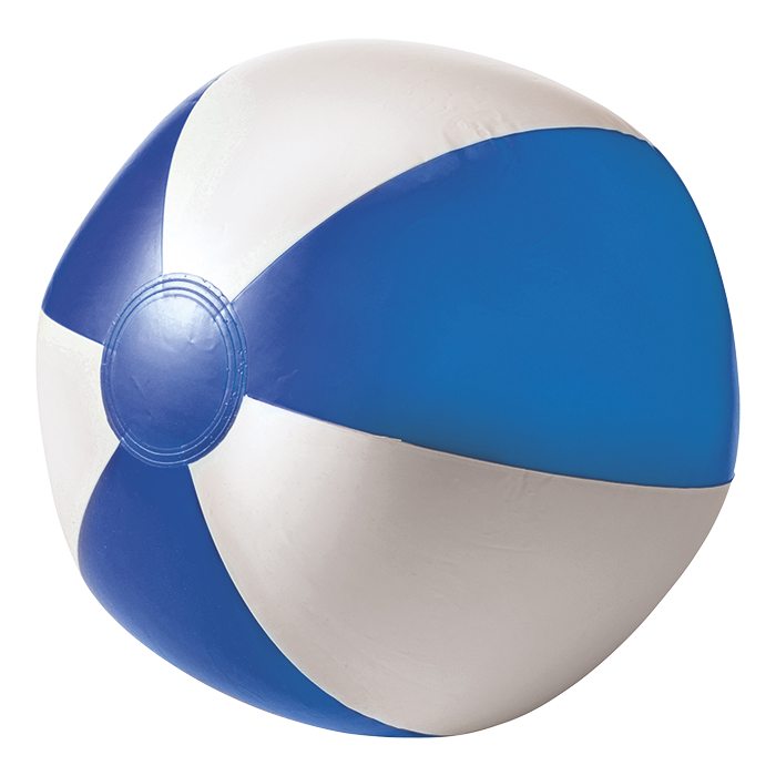 BR9620 - Two Tone Inflatable Beach Ball Blue / STD / Regular - Outdoor