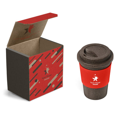 Brown Bean Kup in Bianca Custom Gift Box - Red Only-Red-R