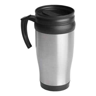 BW0038 - 450ml Travel Mug Silver / STD / Regular - Drinkware