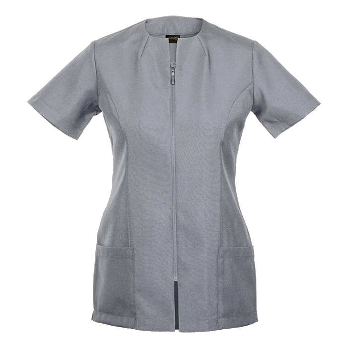 Camilla Work Tunic Silver / XS / Last Buy - Service and Beauty