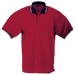 Colour Stripe Golfer  Red/Navy/White / SML / Regular - 