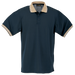 Colour Stripe Golfer Navy/Khaki/White / SML / Regular - Golf Shirts