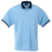 Colour Stripe Golfer Sky/Navy/White / SML / Regular - Golf Shirts