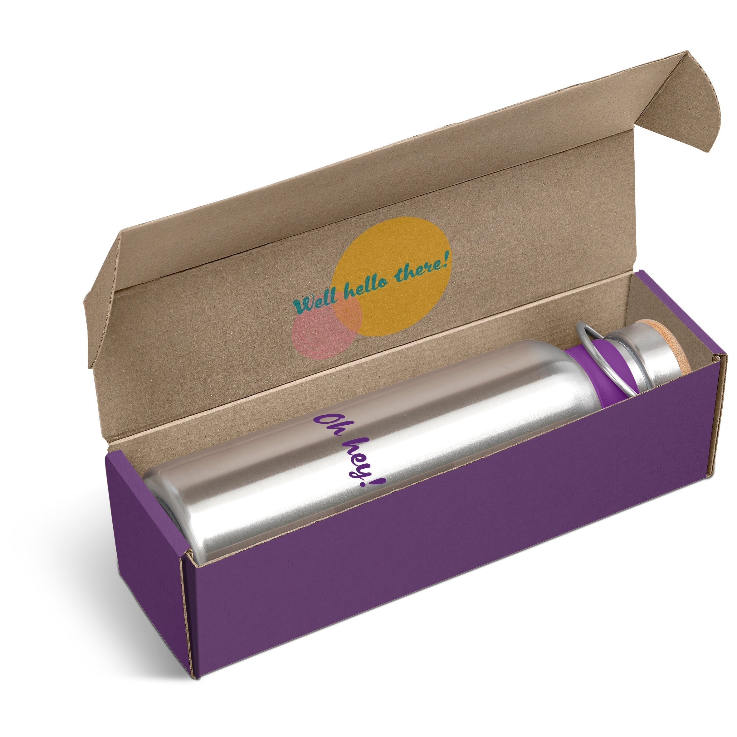 Congo Bottle in Bianca Custom Gift Box-Purple-P
