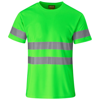 Construction Hi-Viz Reflective T-Shirt-2XL-Lime-L