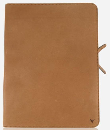 Cooper A4 Leather Zip Around Folder | Tan-