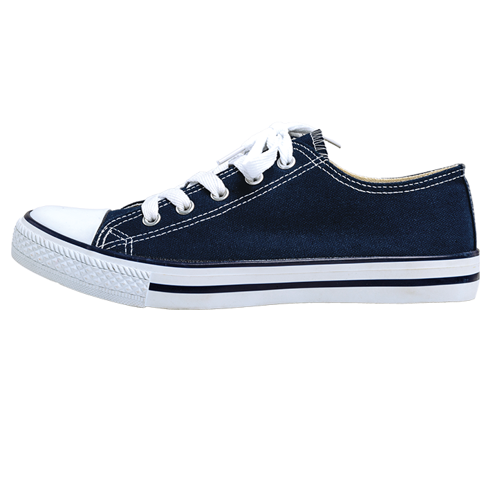 Creative Canvas Lace Up Shoe Navy/White / Size 10 / Regular - Footwear