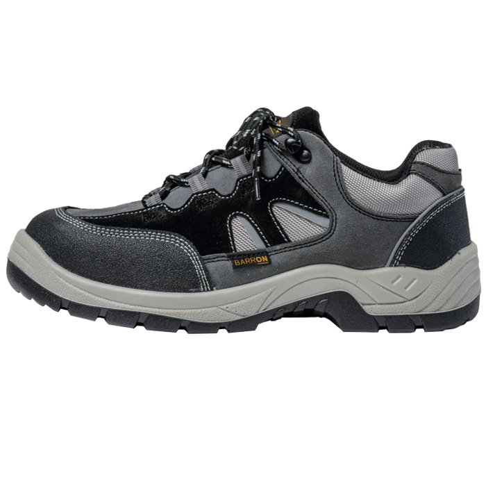 Barron Crusader Safety Shoe  Black/Grey / Size 2 / 
