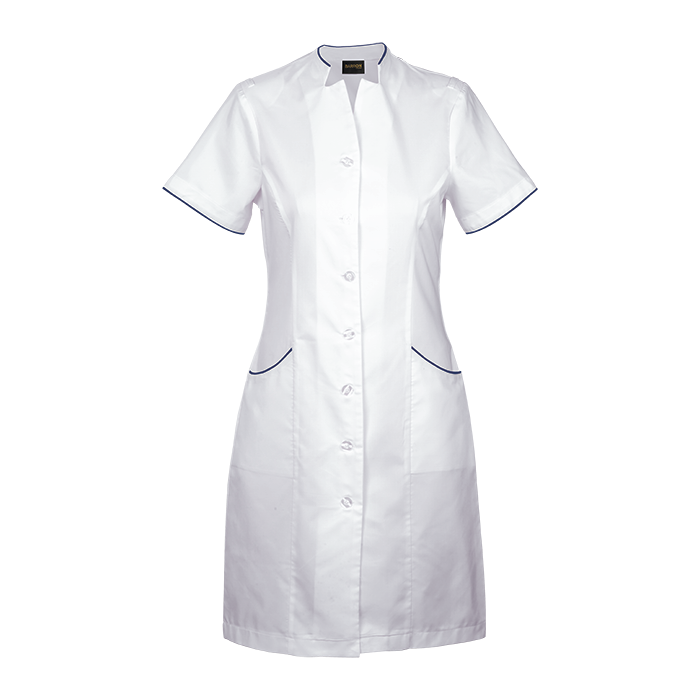 Daisy Dress White/Navy / XS / Last Buy - Service and Beauty