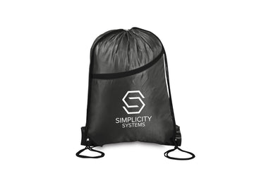Double-up Drawstring Bag - Black Only-