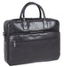 Italian Leather Briefcase | Black-Briefcases