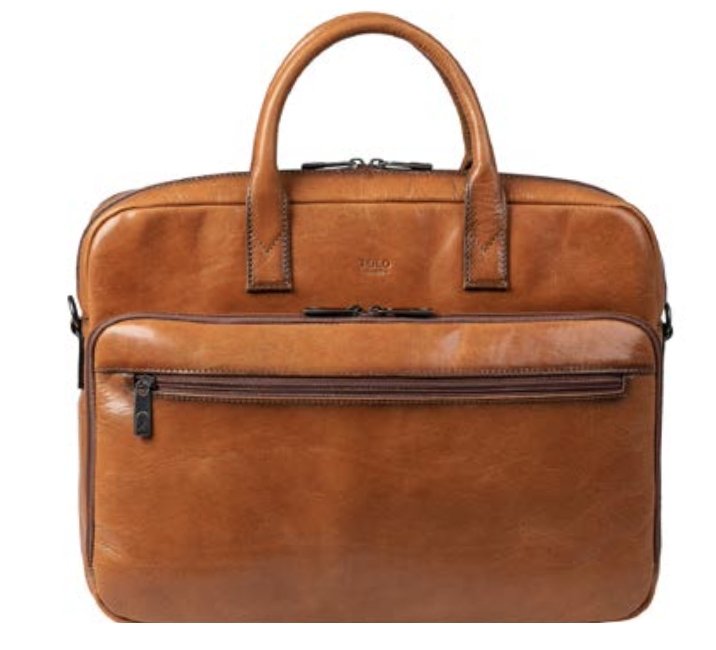 Italian Leather Briefcase | Tan-Briefcases