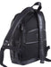 Italian Leather Casual Backpack | Black-Backpacks