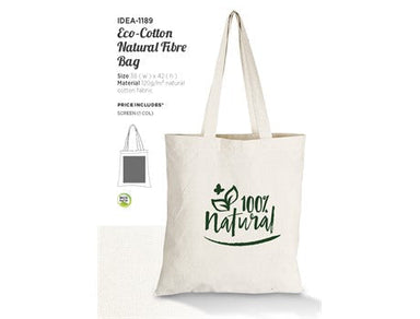Eco-Cotton Natural Fibre Bag-Natural-NT