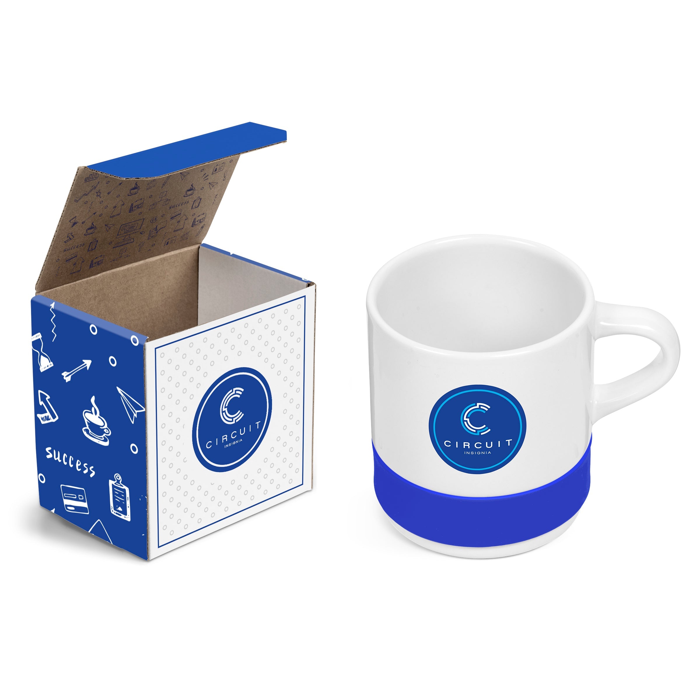 Kaleido Mug in Megan Custom Gift Box Blue / BU