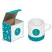 Kaleido Mug in Megan Custom Gift Box Turquoise / TQ