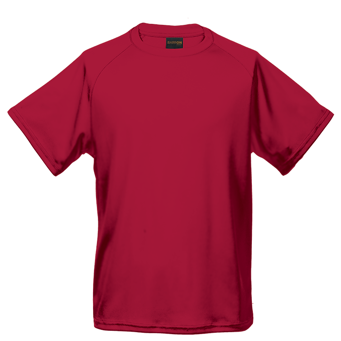 Kids Polyester T-Shirt - 135gsm Red / 5 to 6 / Regular - Kids-T-Shirts