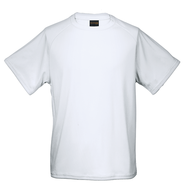 Kids Polyester T-Shirt - 135gsm White / 5 to 6 / Regular - 