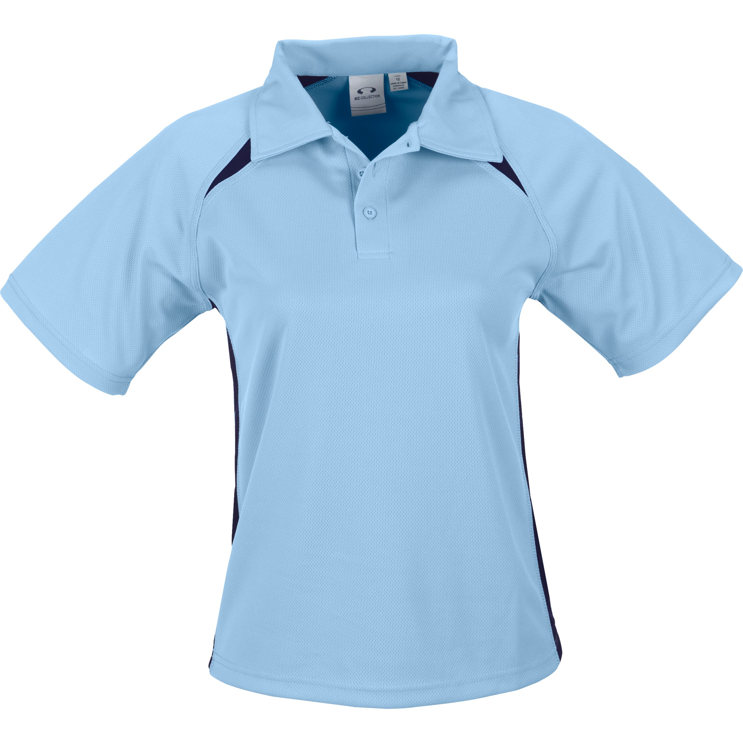 Kids Splice Golf Shirt-Shirts & Tops-8-Light Blue-LB