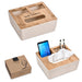 Kushami Bamboo Fibre Desk Caddy Tissue Box Natural / NT