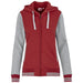 Ladies Princeton Hooded Sweater-2XL-Red-R
