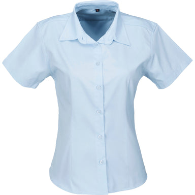 Ladies Short Sleeve Milano Shirt-2XL-Light Blue-LB