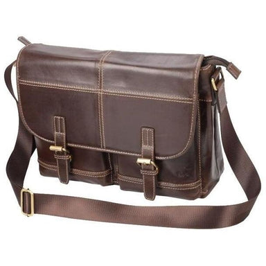 Leather Trendy Messenger Bag | Brown-Messenger Bags