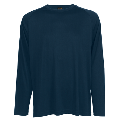 Long Sleeve Polyester T-Shirt Navy / SML / Regular - 
