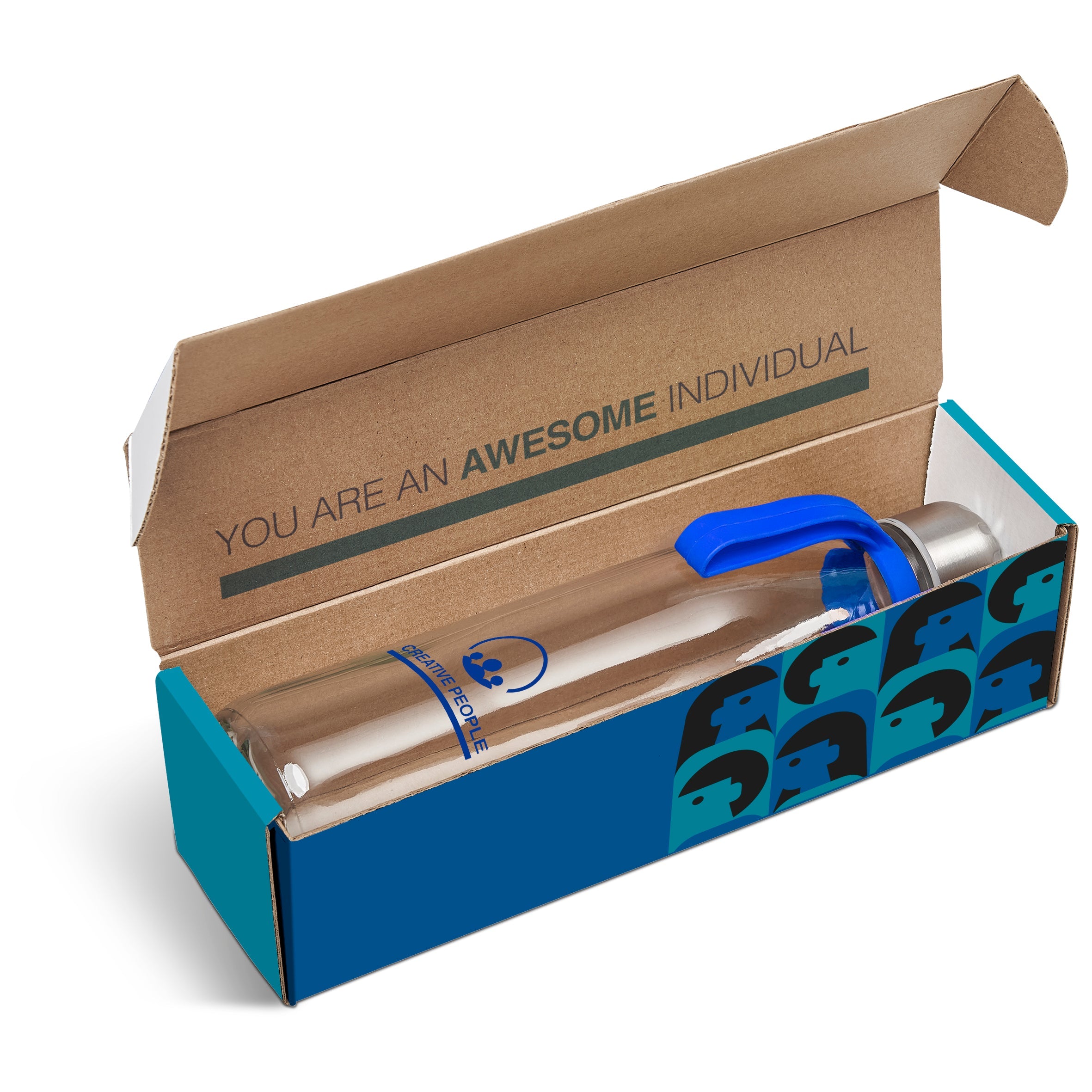 Loopy Bottle in Megan Custom Gift Box Blue / BU