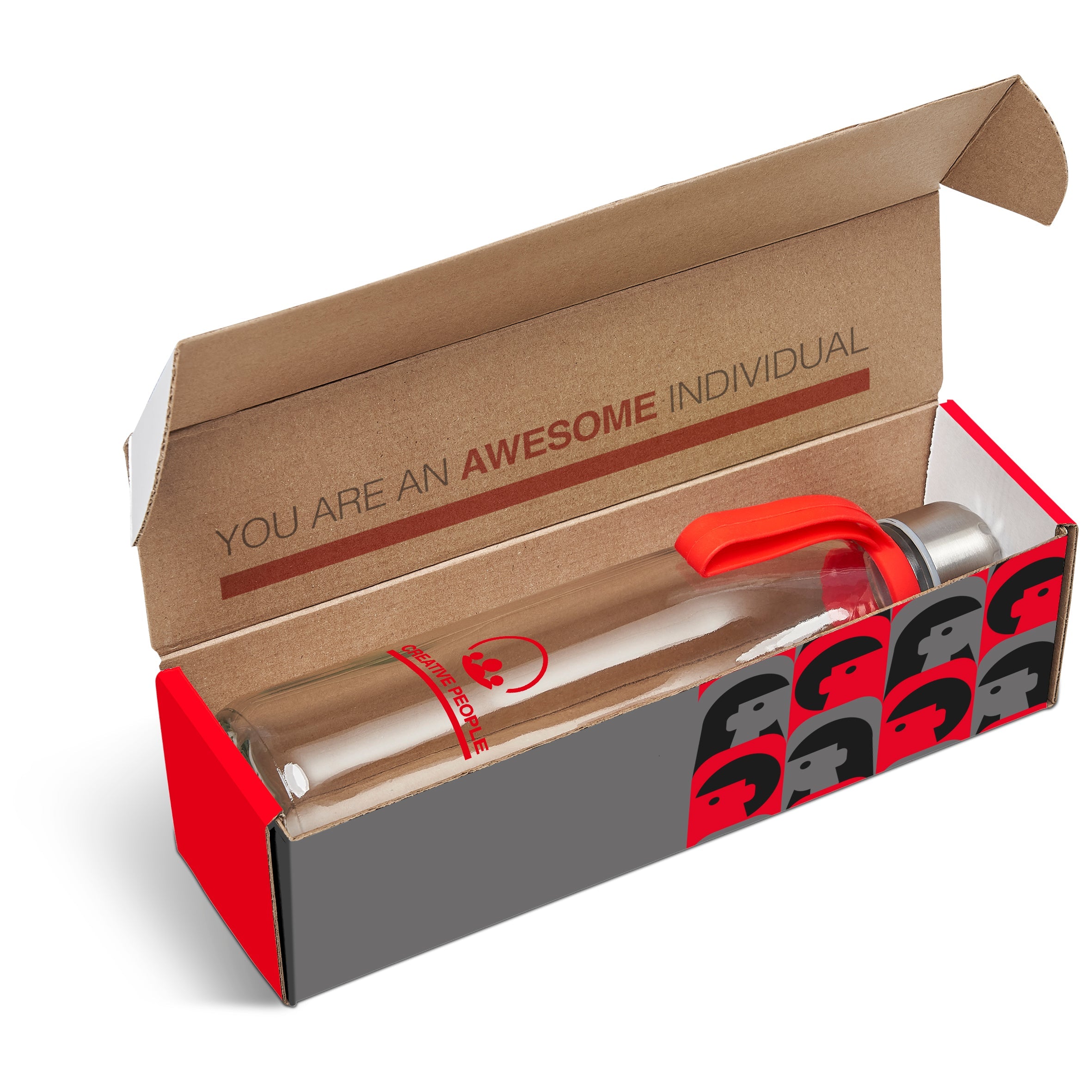 Loopy Bottle in Megan Custom Gift Box Red / R